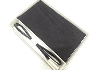 未使用品　正絹　喪服用　夏用手組帯締め・帯揚げセット
